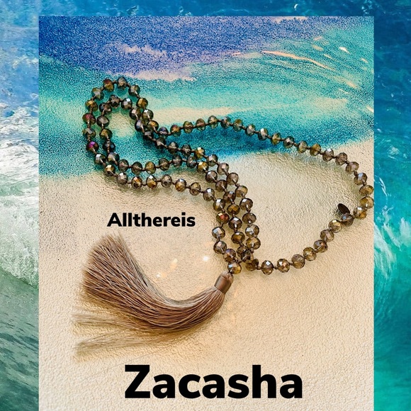 ZACASHA Jewelry - ZACASHA crystal necklace